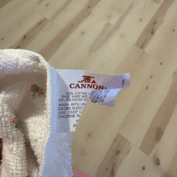 Vintage Fresh Milk Cow Kitchen Towel - Blue, Green, Orange - Picture 3 of 3